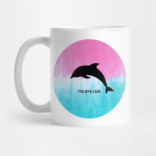 Dolphin Tie Dye Life Mug